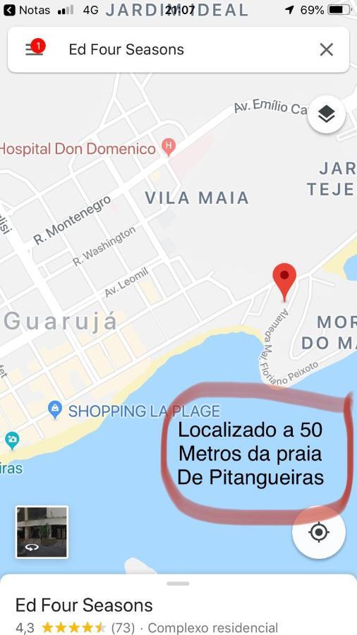 Guaruja Flat Lejlighedshotel Eksteriør billede